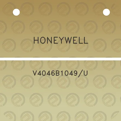 honeywell-v4046b1049u