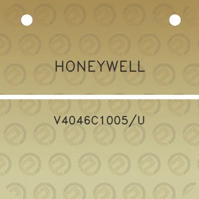 honeywell-v4046c1005u