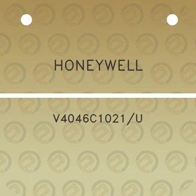 honeywell-v4046c1021u