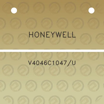 honeywell-v4046c1047u