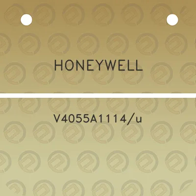 honeywell-v4055a1114u