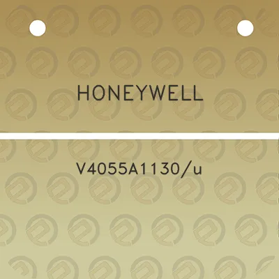 honeywell-v4055a1130u