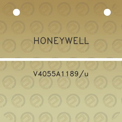 honeywell-v4055a1189u