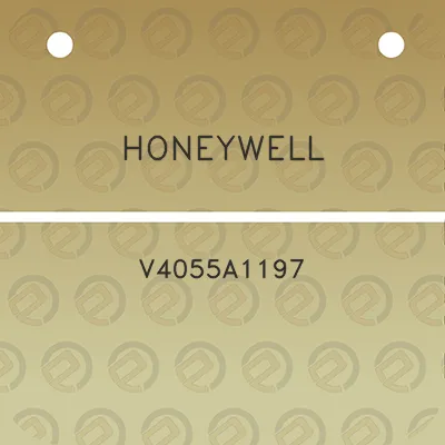 honeywell-v4055a1197