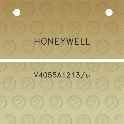 honeywell-v4055a1213u