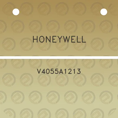 honeywell-v4055a1213