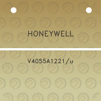 honeywell-v4055a1221u