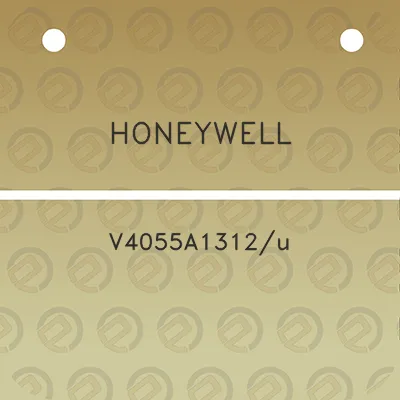 honeywell-v4055a1312u