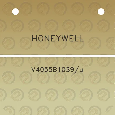 honeywell-v4055b1039u