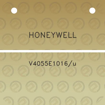 honeywell-v4055e1016u