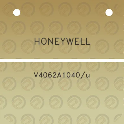 honeywell-v4062a1040u