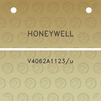 honeywell-v4062a1123u