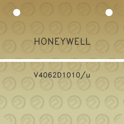 honeywell-v4062d1010u