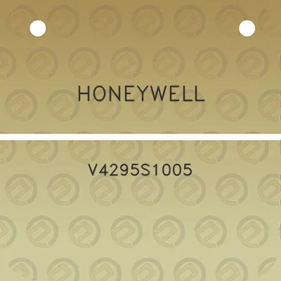 honeywell-v4295s1005