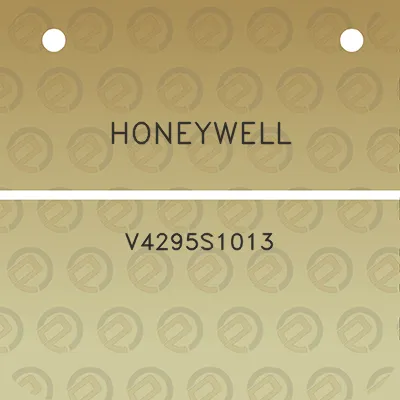 honeywell-v4295s1013