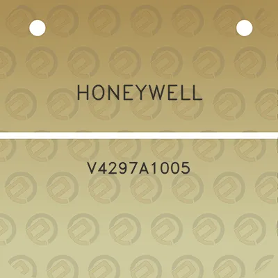 honeywell-v4297a1005