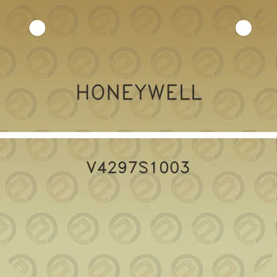 honeywell-v4297s1003