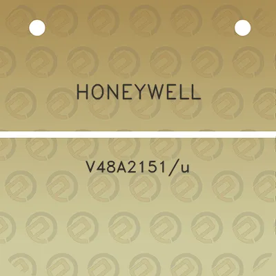 honeywell-v48a2151u