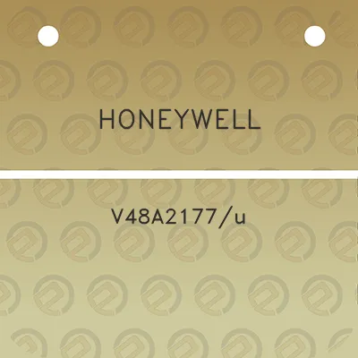 honeywell-v48a2177u