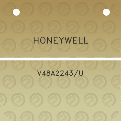 honeywell-v48a2243u