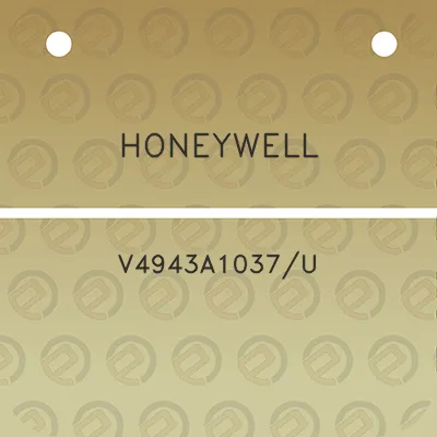 honeywell-v4943a1037u