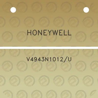 honeywell-v4943n1012u