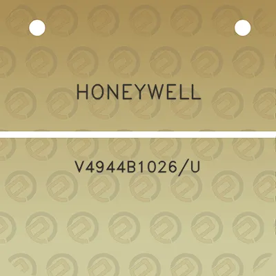 honeywell-v4944b1026u