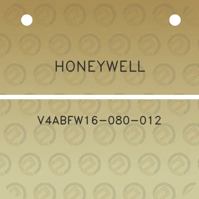 honeywell-v4abfw16-080-012