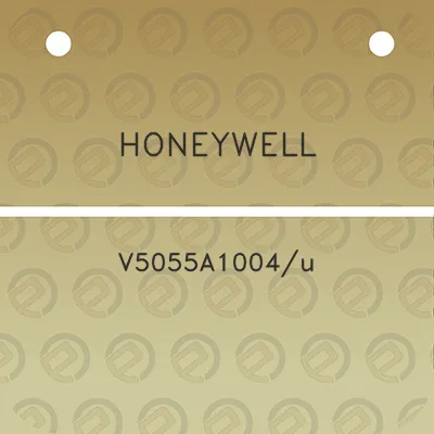 honeywell-v5055a1004u