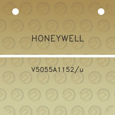 honeywell-v5055a1152u