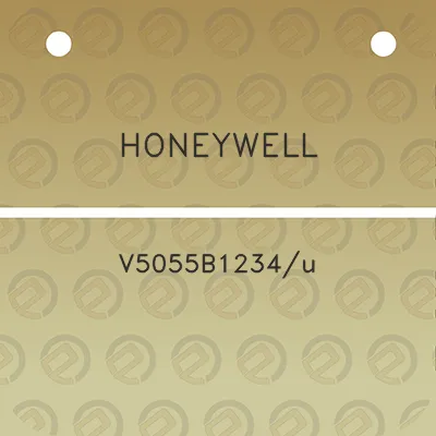 honeywell-v5055b1234u