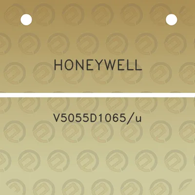 honeywell-v5055d1065u