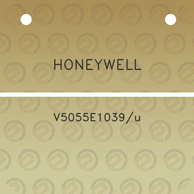 honeywell-v5055e1039u