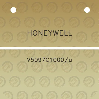 honeywell-v5097c1000u