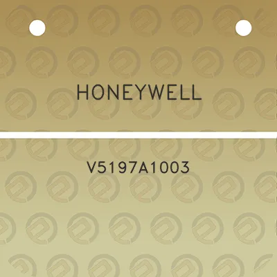 honeywell-v5197a1003