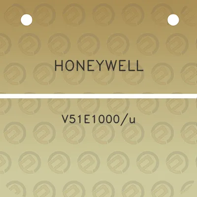 honeywell-v51e1000u