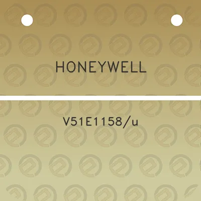 honeywell-v51e1158u