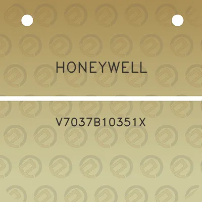 honeywell-v7037b10351x