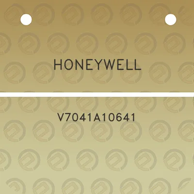 honeywell-v7041a10641