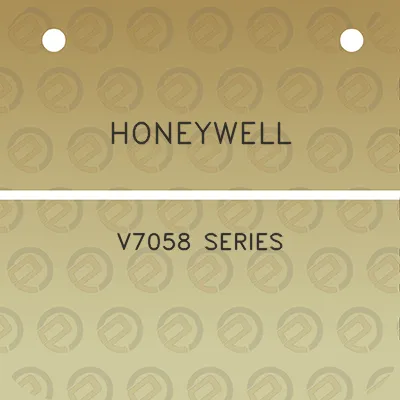 honeywell-v7058-series