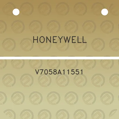 honeywell-v7058a11551