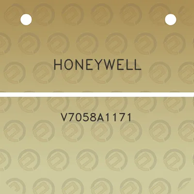 honeywell-v7058a1171