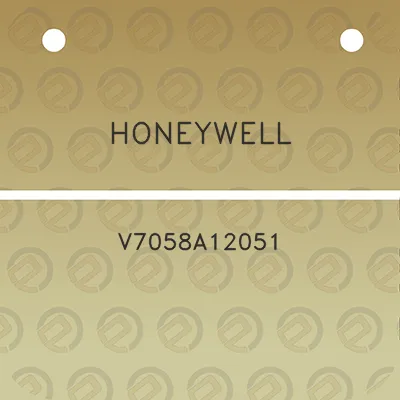 honeywell-v7058a12051