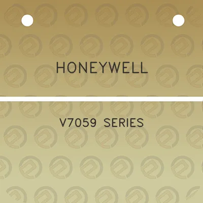 honeywell-v7059-series