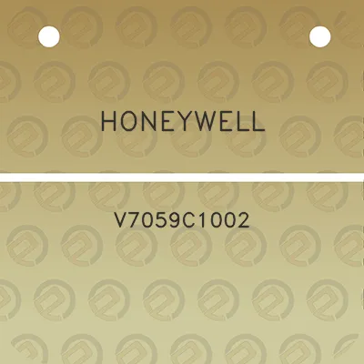 honeywell-v7059c1002