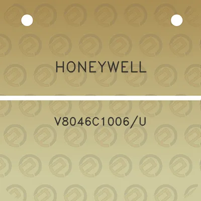 honeywell-v8046c1006u