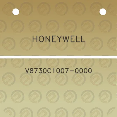 honeywell-v8730c1007-0000