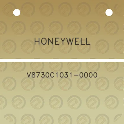 honeywell-v8730c1031-0000