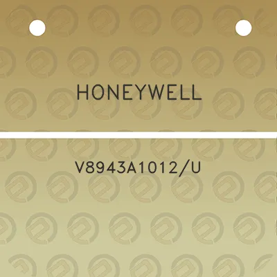 honeywell-v8943a1012u