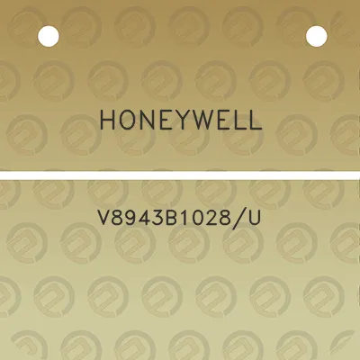 honeywell-v8943b1028u